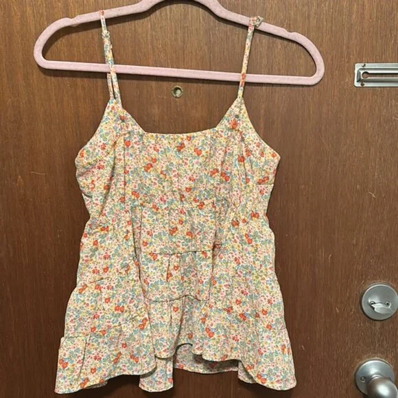 NWOT Monteau Floral Tank - Picture 5 of 5